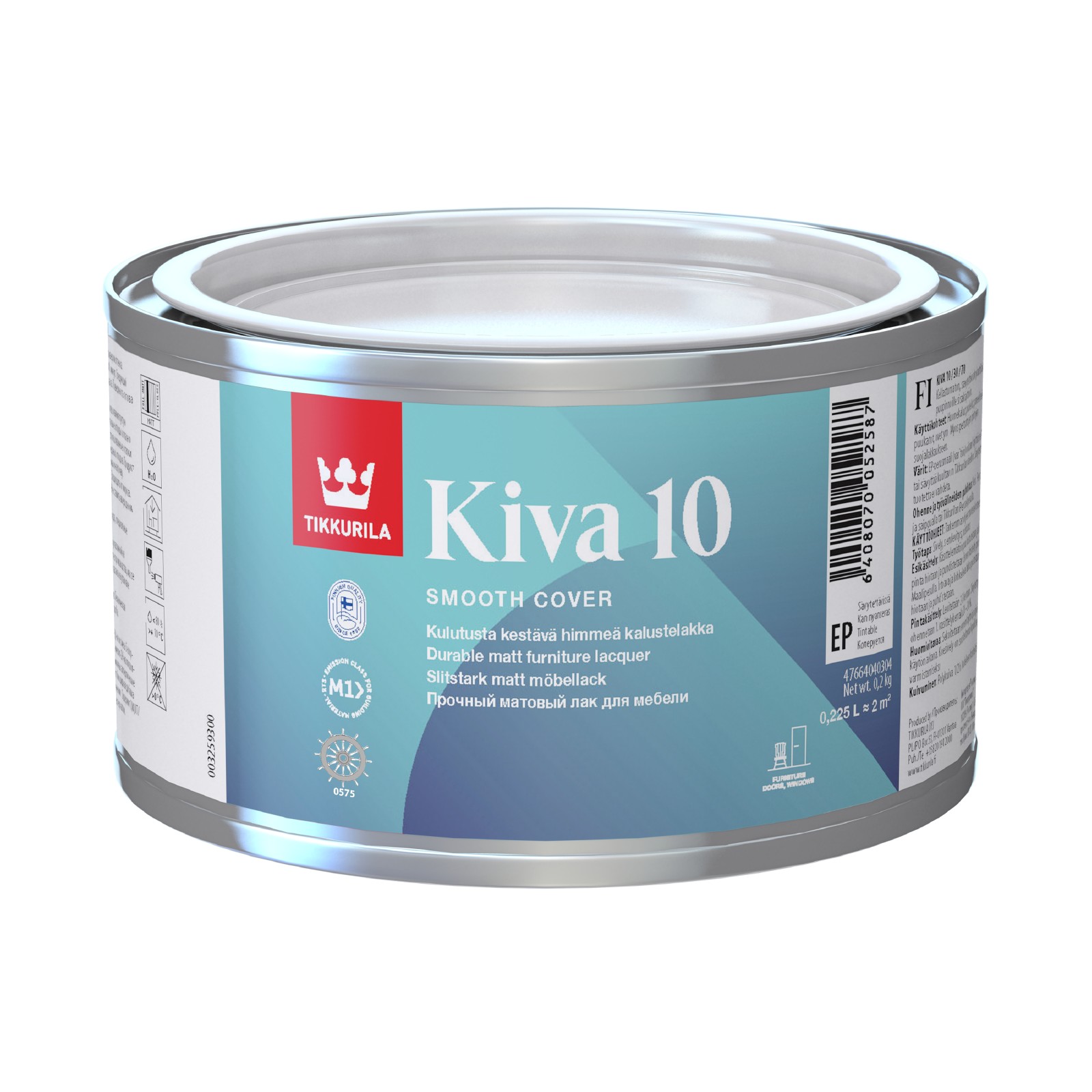 Kiva 10 Kalustelakka Himmeä EP 0,225L