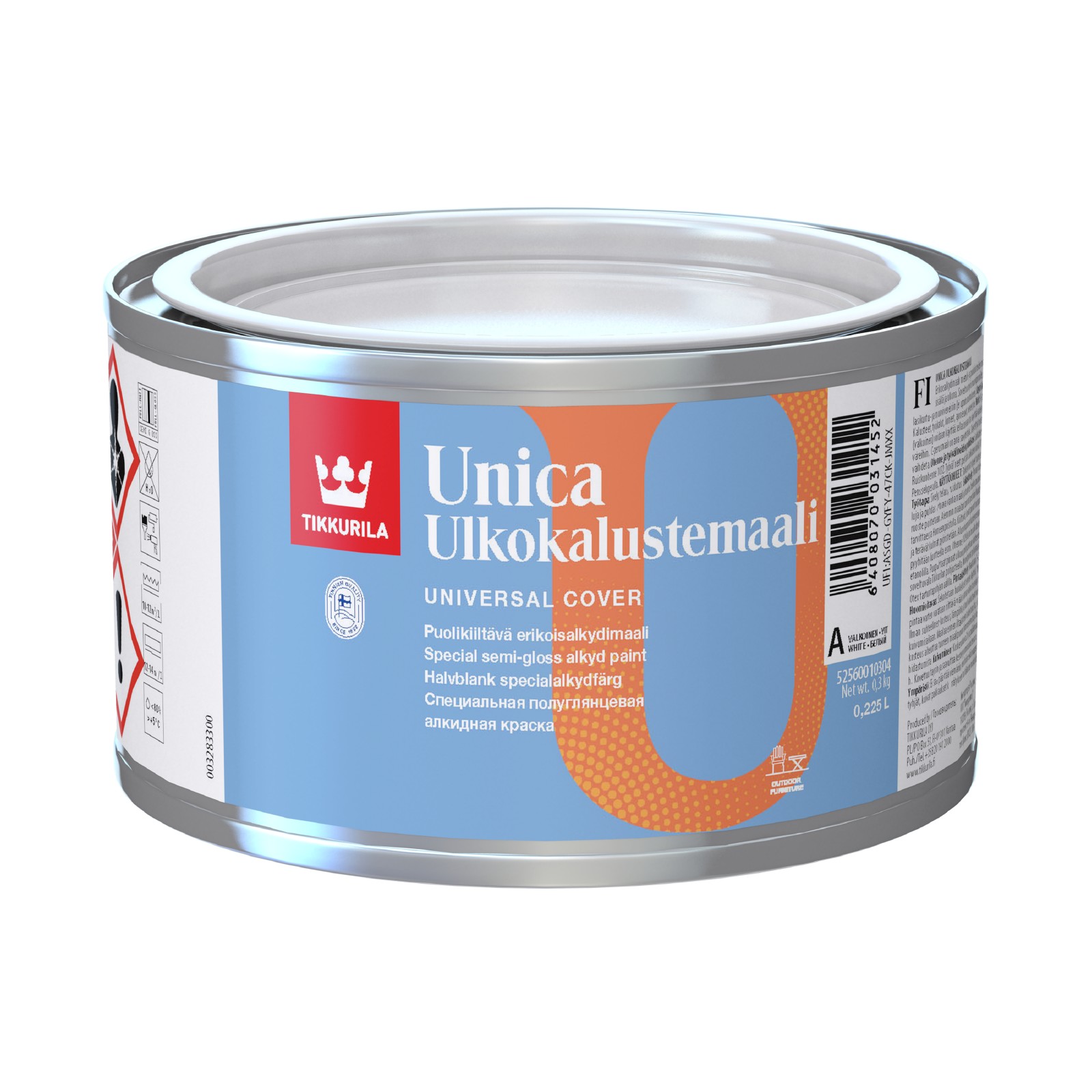 Unica Ulkokalustemaali C 0,225L