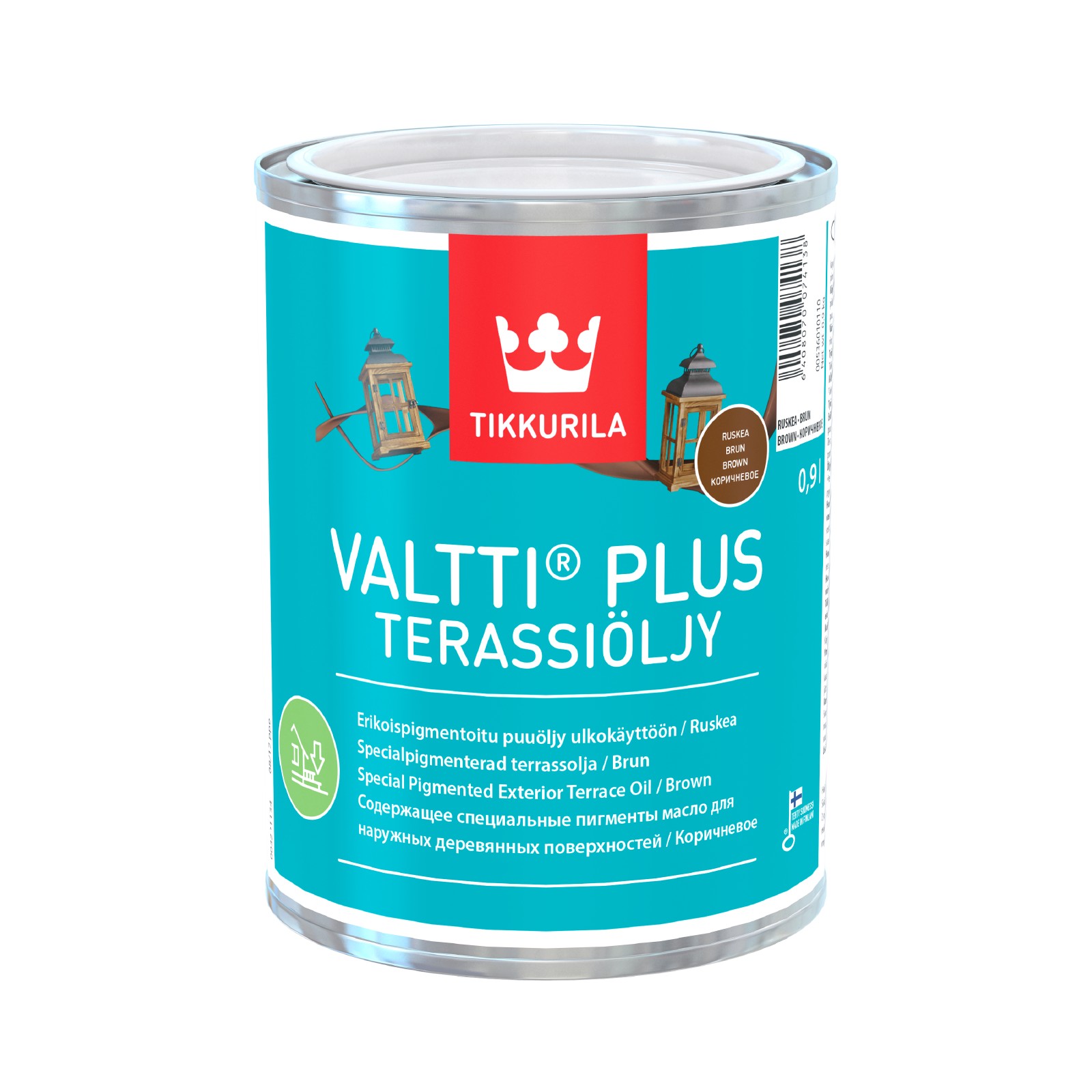 Valtti Plus Terassiöljy 0,9l ruskea