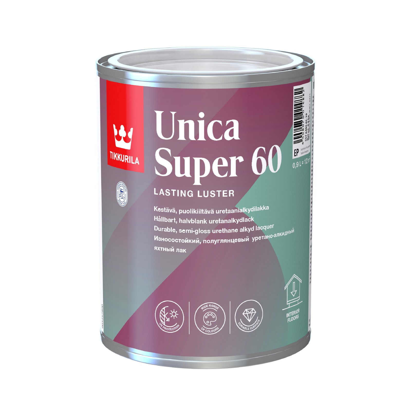 Unica Super 60 Puolikiiltävä Lakka 0,9L