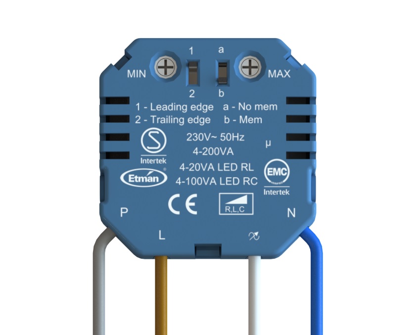 Valonsäädin Etman 2625123 4-200W UNI KJR-as