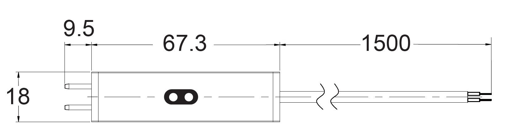 LED-profiilisarja Etman 4142738 ETLED SLIM SENSOR ON/OFF