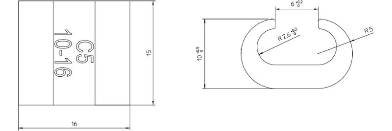 C-Liitin 5040300 C5 10-16 mm²/10-16 mm²