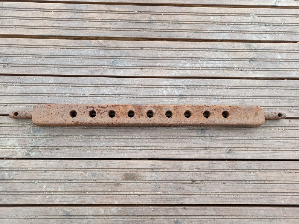 Vetokarttu pituus 800mm, päät 22mm / Keskireikä 20mm