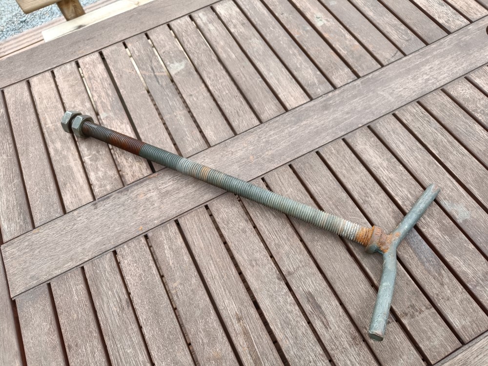 Överum CV398H / paluuauran säätötanko