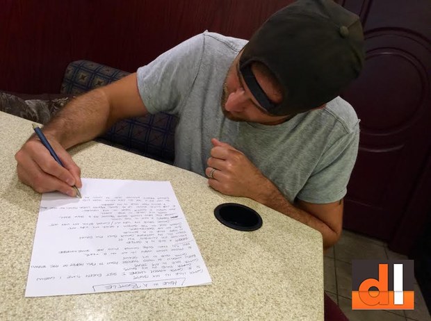 Giveaway: Win Handwritten & Signed Lyrics of Canaan Smith’s New Single