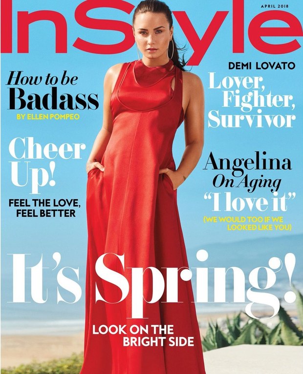 Demi Lovato Covers InStyle Magazine, Talks Sexuality & Punching Trump ...