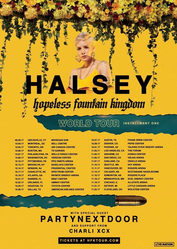 halsey website tour