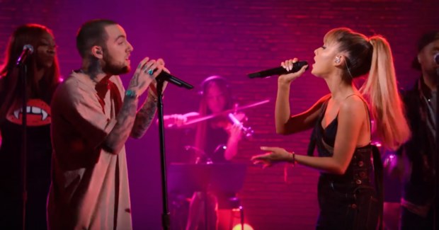 Watch Mac Miller And Ariana Grande Perform “my Favorite Part” Live For Directtv Just Adorable 