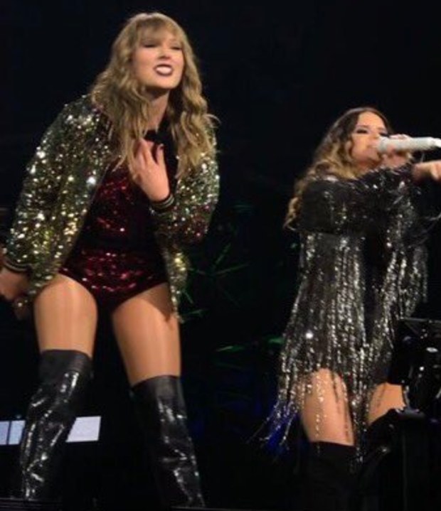 Maren Morris Straps Into Heels at Taylor Swift's 'Eras Tour' Premiere –  Footwear News