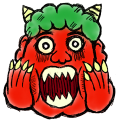 Mr.Demon is surprised.