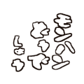 モンハンどうでしょう　白文字黒ふち