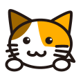 頭に猫