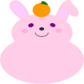うさぎさんの鏡もち