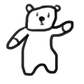 へったくそなしろくま