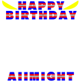 HAPPYBIRTHDAYオールマイト