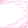 ぽわぽわハート枠_右用