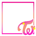 TWICE風フレーム