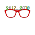 2017→2018メガネ(レッド)
