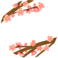梅の花(丸枠なし)
