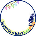【あんスタ】月永レオ 誕生日 デコ(紺)