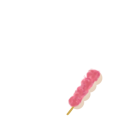 桜餡の団子