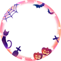 ハロウィンキラキラフレーム