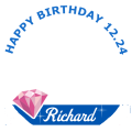 リチャードの誕生日をお祝いするフレーム