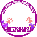 울고앵생일