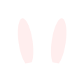 うさ耳白