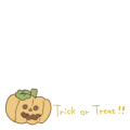 ハロウィンかぼちゃ🎃trick or treat!