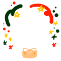 christmas with cat