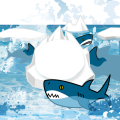 サメと流氷