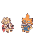 炎ぬいとホぬい