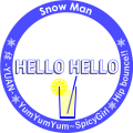 SnowmanハロハロAll青