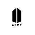 BTS ARMY Logo with Writing