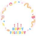 HappyFelixDay お祝いフレーム