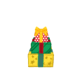 クリスマス　プレゼントの山