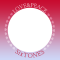 りこすとフレーム　LOVE&PEACE