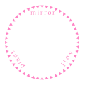 KATTUN_Fantasia 三角形の枠(ピンク)
