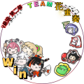 V最 第二幕 TEAM 花奏重応援フレーム