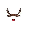 クリスマス　トナカイ