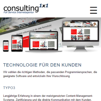 AMP Version der Consulting1x1 Webseite