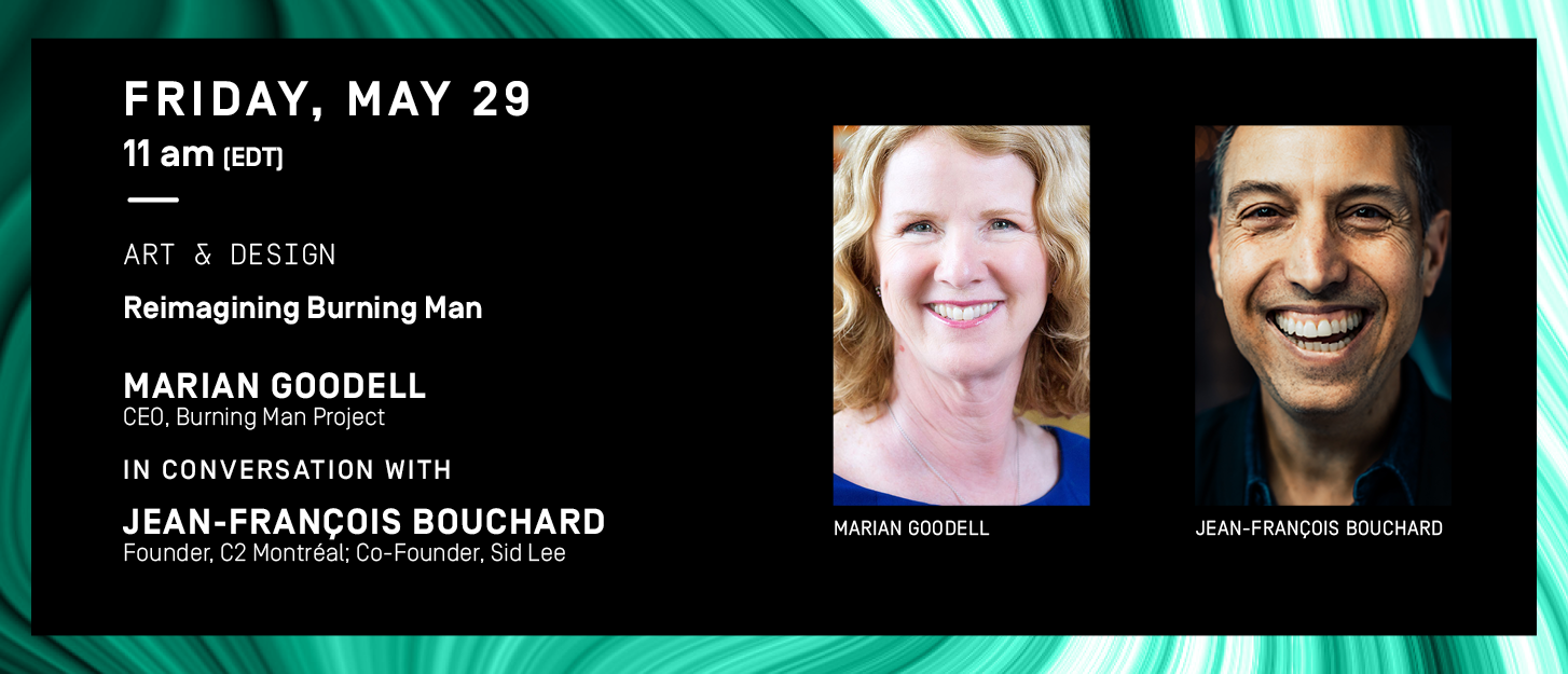 fridat may 29 programming: marian goodell and jean-françois bouchard