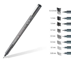 Stylo Feutre PENSAN TRIPLUS Fine Liner - Noir