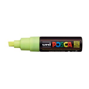 Crayon feutre acrylique Posca-Pointe Lar/Bis.(8mm) Jaune fluo - Coop Zone