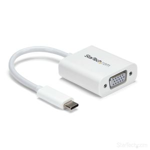 Image du produit Adaptateur STARTECH blanc USB C a VGA