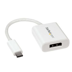 Image du produit Adaptateur STARTECH USB-C à DisplayPort Blanc 4K 60Hz 6"