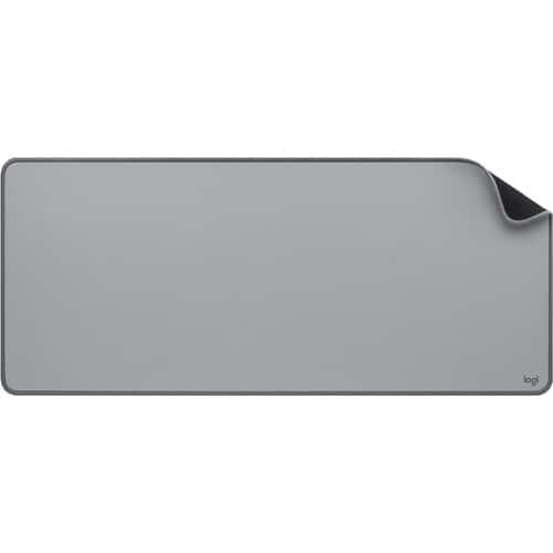 Tapis de souris LOGITECH Desk Studio 100% recyclé - Gris - Coop Zone