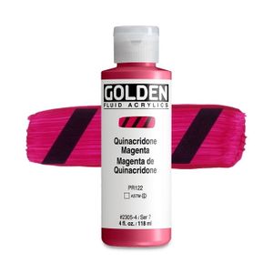 Image du produit Peinture acrylique Golden fluide 118ml Magenta quinacridone